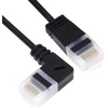Cy itin plonas cat6 ethernet kabelis rj45 stačiu kampu utp tinklo patch kabelis 90 laipsnių cat6a lan skirtas nešiojamam