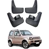 Cysj Automobilio purvasargių komplektas (4 vnt.) Suzuki Jimny 2005-2018 priekiniams ir galiniams ratams, vandeniui atspari apsauginė lenta, automobilio stiliaus dekoravimo priedai