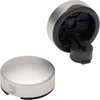 D'addario Accessories Xpnd Footswitch Topper gitaros pedalams - mygtukų dangteliai gitaros efektų pedalams - sidabriniai, 2 vnt.