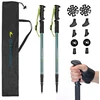 Daikoku - ištraukiami trekingo stulpai su ergonomiška aliuminio rankena 65-135 cm reguliuojamo ilgio lengvi ir tvirti pilnas