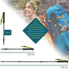 Daikoku - ištraukiami trekingo stulpai su ergonomiška aliuminio rankena 65-135 cm reguliuojamo ilgio lengvi ir tvirti pilnas