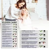 Darbų lentelė suaugusiems, nešiojama darbų sąrašo lentelė namų kelionių planavimo priminimui kasdieniams reikalams su 10 keičiamų popieriaus lapų (elder Care)