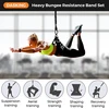 Dasking sunkiųjų bungee diržų rinkinys, oro jogos pasipriešinimo bungee tampymo diržas, 4d bungee šokių virvė, treniruočių pasipriešinimo diržas, fitneso namų sporto salės profesionali treniruočių įranga (80 kg)