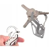 Daugiafunkcinis karabinas raktų pakabukas multitool survival