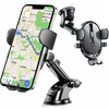 Daugiafunkcis automobilinis telefono laikiklis: stiklas, panelė, ventiliacija