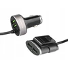 Dbautomotive 12/24v 2x Usb automobilinis įkroviklis su Auto Id 100cm ir spaustuku