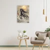 Dcidbei 5d deimantinė tapyba žirgas friese 40 x 50 cm deimantinės tapybos paveikslai suaugusiems žirgai juodas deimantinis menas šokantys žirgai deimantinė tapyba žirgas saulėlydis peizažas gamta pasidaryk pats drobė didelis