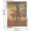 Dcidbei 5d deimantų tapyba apokaliptinis arklys 40 x 50 cm „pasidaryk pats“ deimantų tapyba pagal skaičius arklių siuvinėjimas kryželiu deimantų tapyba pagal skaičius suaugusiems arkliams ruda aistra drąsa lojalumas