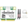Dcnrinsr Rtl8822ce Wifi kortelė + antenos rinkinys 1200 Mbps 2.4g + 5ghz 802.11ac Mini Pcie Bt 5.0, skirtas Nešiojamam/pc 10/11