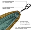 Dd Hammocks Lengvas lauko hamakas su virvėmis, 300 kg talpa (270x140cm)