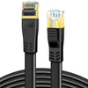 Ddmall Cat 8 Ethernet kabelis, 2 vnt., 3m, 40 Gbps, 2000 Mhz, plokščias