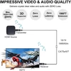Ddmall Hdmi ilgintuvas per vieną Cat6/cat7 kabelį, mini dydis, maitinimas per Usb, Poc, Full Hd 1080p, be latentijos, be signalo praradimo, Hdmi siųstuvo ir imtuvo rinkinys (he-15)