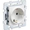Debflex Casual mechanizmas 2p + T Schuko + dangtelis baltas + metalinis laikiklis