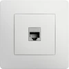 Debflex Cat.6 Rj45 Lizdas, Ethernet Sieninis, Abs, Baltas