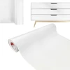 Decomeister Baldų durų stalviršių apdailos plėvelė "pasidaryk pats" dekoratyvinė folija, balta matinė, plotis 76 cm