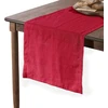 Decomira stalo takelis, staltiesė, lininė - 100% lininio audinio stalo užtiesalas - boho stalo dekoracija valgomajam stalui - raudonas 40 x 180 cm