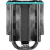 DeepCool Icesleet G6 Stealth šilumos vamzdelis, padengtas juodu nikeliu, 6 tiesioginio kontakto su itin tyliu 140 mm ventiliatoriumi, Premium Cpu oro aušintuvas, suderinamas su Lga 1700 ir Am5
