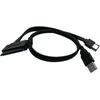 Default Adapteris Sata 22pin į Esata + Usb duomenų ir maitinimo kabelis