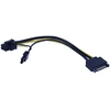 Default Sata į 8-pin (6+2) Pci-express vaizdo plokštės maitinimo adapterio kabelis