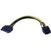 Default Sata į 8-pin (6+2) Pci-express vaizdo plokštės maitinimo adapterio kabelis