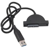 Default Usb 3.0 į Sata adapterio kabelis 7+6 kontaktų, Slimline