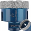 Deimantinė karūna Rastool 60mm kietam gresui, keramikai, plytelėms, aukščiausia kokybė pro