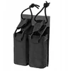 Dėklas-organaizeris Mil-tec Double Magazine Pouch Hook&loop Juodas