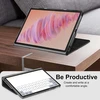 Dėklas, suderinamas su Lenovo Tab Plus planšetiniu kompiuteriu (tb351fu) 11,5 colio, su rašiklio laikikliu ir dokumentų skyriumi, juodas