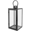 Dekoratyvinis žibintas Altom Design metalinis juodas 44 cm