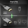 Deleycon 1 m 4k Displayport į Hdmi kabelis (skirtas Hdmi Monitoriui/tv/projektoriui) 4k@60hz, 1080p Wqhd @165hz 144hz 120hz 60hz - Dp kištukas į Hdmi kištuko adapterį Dp kompiuterio vaizdo plokštei, skirtas žaidimų kompiuteriui