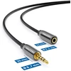 Deleycon 1 m ausinių prailginimo laidas Aux 3.5 mm lizdas Ctia 4 kontaktų Trrs mikrofono prailginimo kabelis stereo audio metalinis kištukas Pc mobilusis telefonas išmanusis telefonas planšetinis kompiuteris Hifi imtuvas (ypač plonas ir lankstus)