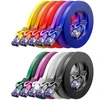 Deleycon 10 x 0,25 m plokščias Cat7 tinklo kabelis (cat 7 su 10 Gbit/s) Gigabit Lan - Rj45 Ethernet trumpas patch kabelis plokščias - interneto jungikliui maršrutizatoriui modemui patch panelei - spalvingas