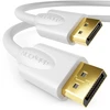 Deleycon 2 m Displayport kabelis - 4k 2160p 3d Hdcp - Dp (20 kontaktų) kištukas į Dp (20 kontaktų) kištuką - Pc nešiojamojo kompiuterio monitoriaus vaizdo plokštė - baltas