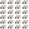 Deleycon 48x Cat6a Keystone lizdo modulis, tinklo kabelio jungtis, Stp ekranavimas, Rj45 lizdas, tinklo lizdas, skydelis, Keystone laikiklio ilgiklis
