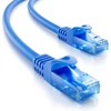Deleycon 5 m Cat.6 Ethernet Gigabit Lan tinklo kabelis Rj45 Cat6 Patch kabelis, suderinamas su Cat.5 Cat.5e Cat.6a Cat.7 - mėlynas