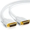 Deleycon Dvi-d Dual Link 24+1 kabelis, 3m, baltas