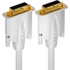 Deleycon Dvi-d Dual Link 24+1 kabelis, 3m, baltas