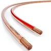Deleycon Garsiakalbių kabelis 10m, 2x2.5mm², Ofc varis, skaidrus