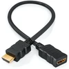 Deleycon hdmi prailginimo kabelis 1.4a high speed su ethernet – 3d ready – garso grįžtamojo ryšio kanalas [0,5 m – 5 m] 0,5 meter