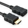 Deleycon hdmi prailginimo kabelis 1.4a high speed su ethernet – 3d ready – garso grįžtamojo ryšio kanalas [0,5 m – 5 m] 0,5 meter