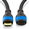 Deleycon Mk1111 Hdmi ilginamasis kabelis 1m - suderinamas su Hdmi 2.0a/b/1.4a - Uhd 4k Hdr 3d 1080p 2160p Arc - juodas-mėlynas
