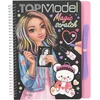 Depesche Topmodel 13266 magiškas braižymo bloknotas su šauniais modelių motyvais braižymui, su gražiu spalvų gradientu, apie 20 x 19,5 x 2 cm