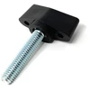 Design61 4 x plastikiniai varžtai su sparneliais su sriegtais plieniniais varžtais M6 x 14 mm