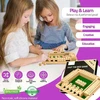 Deuxyu shut the box 4 žaidėjams, medinis kauliukų žaidimas su 8 kauliukais, tradicinis kauliukų žaidimas suaugusiems ir vaikams, šeimos žaidimai, smagus žaidimas, stalo kauliukų žaidimo žaislas