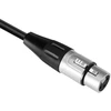 Devinal Xlr moteriškas į 6.35mm moteriškas audio kabelis Xlr vyriškas į Ts/trs 6.35mm adapterio keitiklis metalinė konstrukcija