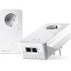 Devolo Magic 2 Wifi 6 Starter Kit, Wlan Powerline adapteris, iki 2400 Mbit/s, Mesh Wlan lizdas, 2x Gigabit Lan, prieigos taškas, Dlan 2.0, baltas