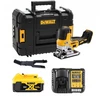 Dewalt siaurapjūklis su reguliavimu 18v Dcs335nt 1x5ah Dcb1104 Tstak lagaminas