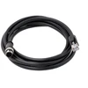 Didelio lankstumo M12 4 kontaktų D-code kištukas į Rj45 ekranuotą Cat6 ethernet kabelį pramoninei technikai, kamerų tinklui, robotų kodavimo jutikliui (2m)