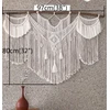 Didelis „cbxsf“ macramé sienų dekoravimas, bohemiškas sienų dekoras, macramé gobelenas virš lovos galvūgalio