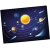 Rankšluostis Die Tischsetmacher Plaunamas padėkliukas - our solar system ii - 44 x 32 cm - edukacinis padėkliukas su mokymosi efektu - pagamintas iš aukštos kokybės vinilo